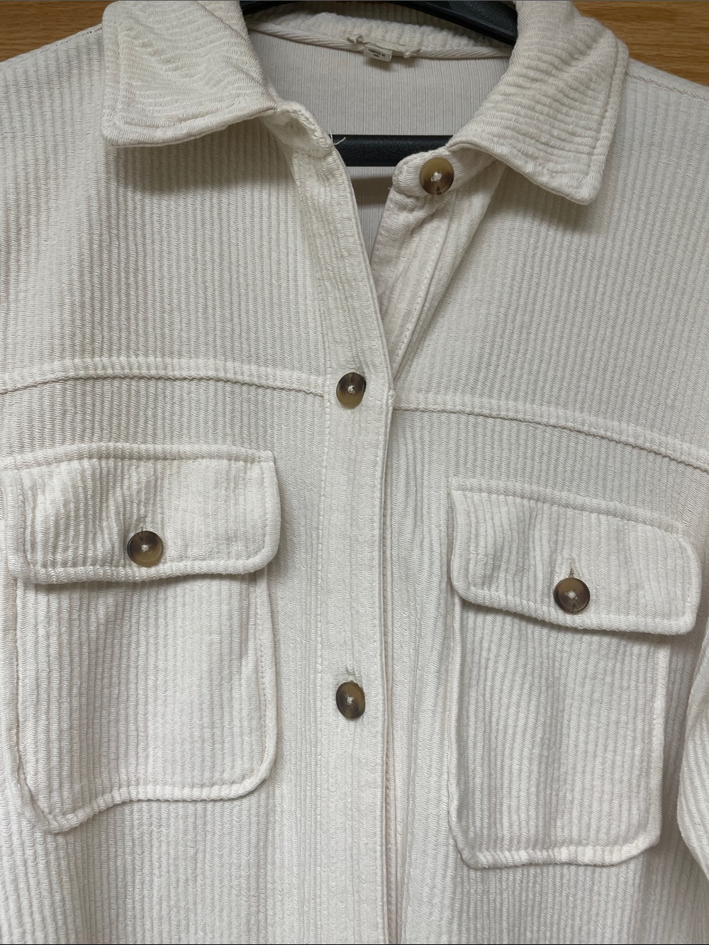 Pilcro Long-Sleeve Corduroy Duster Shacket - Size XS - Picture 5 of 11